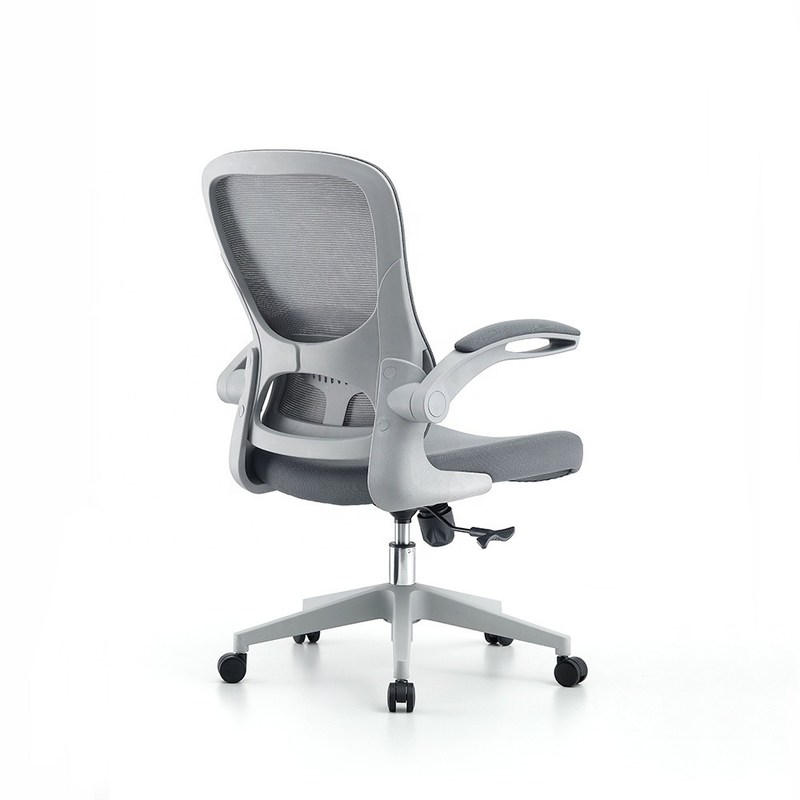 Ghế văn phòng có thể điều chỉnh Grey Mesh Swivel Executive Foam Ergonomic cho nhà / khách sạn / trường học
