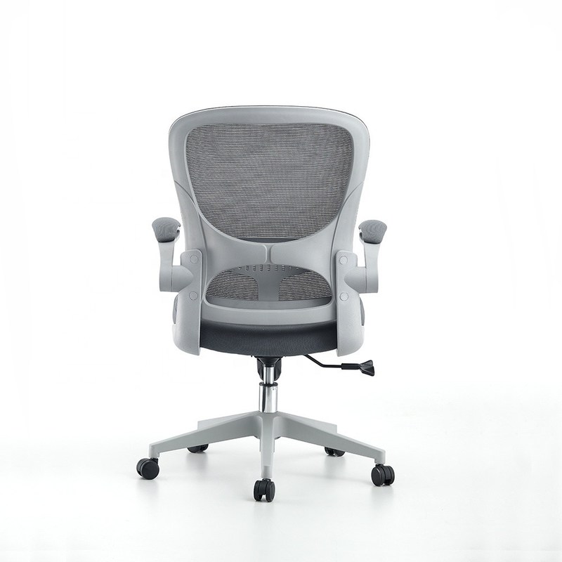 Ghế văn phòng có thể điều chỉnh Grey Mesh Swivel Executive Foam Ergonomic cho nhà / khách sạn / trường học