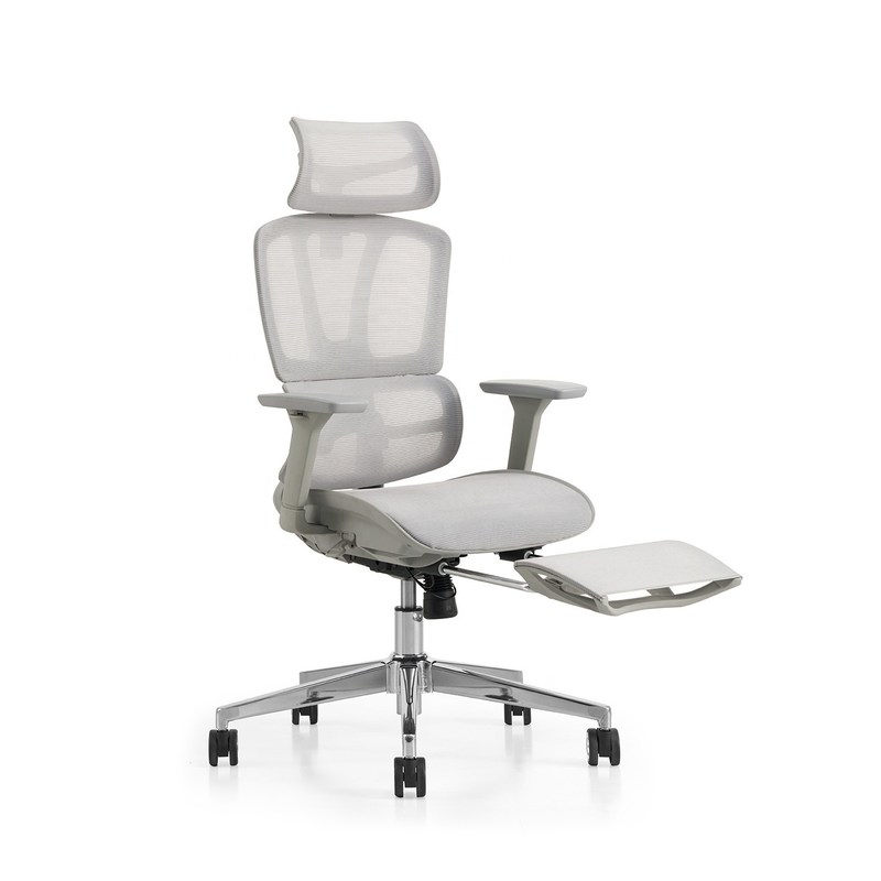 Height Adjustable Ergo Executive Mesh Office Chair With Lumbar Support Boss CEO Luxury