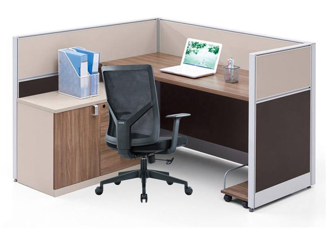 Ghế văn phòng/khách sạn/nhà/trường tựa lưng cao có thể điều chỉnh, xoay 360 độ, vải lưới