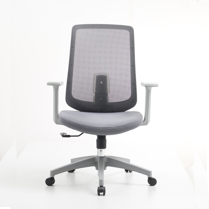 Ghế lưới xoay lưng giữa M-062B, màu xám, công thái học, ghế văn phòng cao cấp