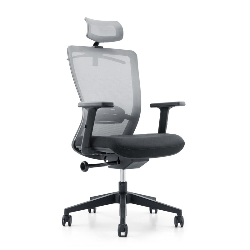 Adjustable Armrest Modern Swivel High Back Ergonomic Mesh Office Chair 650*690*1150-1250mm
