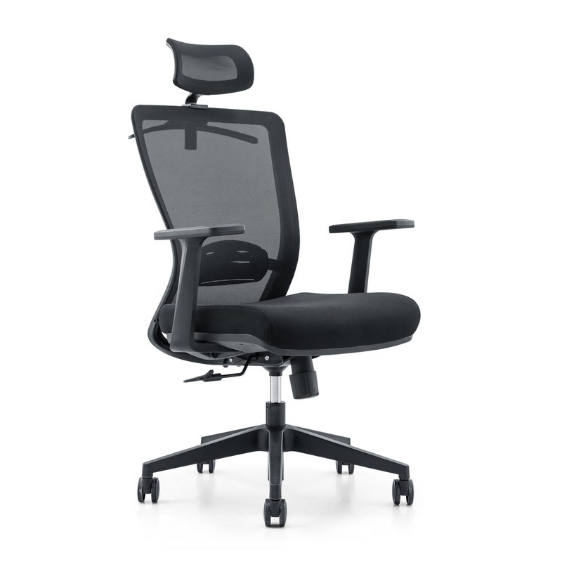 650*690*1150-1250mm Ghế văn phòng sang trọng có thể điều chỉnh với vải lưới và dựa cánh tay cố định