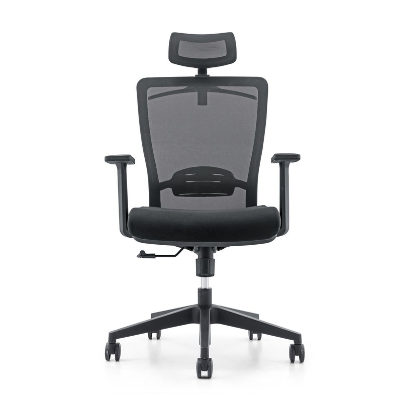 650*690*1150-1250mm Ghế văn phòng sang trọng có thể điều chỉnh với vải lưới và dựa cánh tay cố định