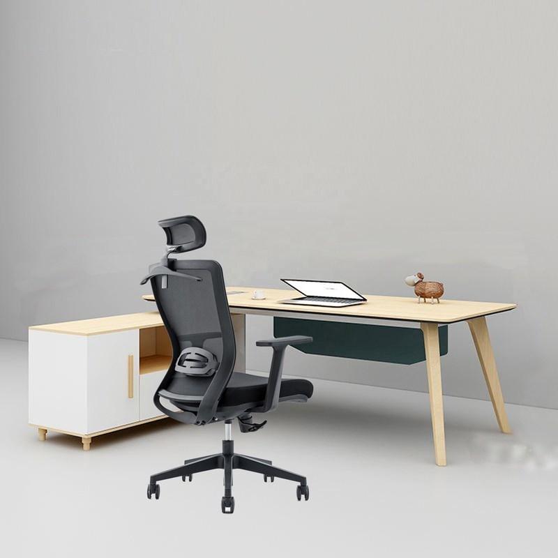 650*690*1150-1250mm Ghế văn phòng sang trọng có thể điều chỉnh với vải lưới và dựa cánh tay cố định