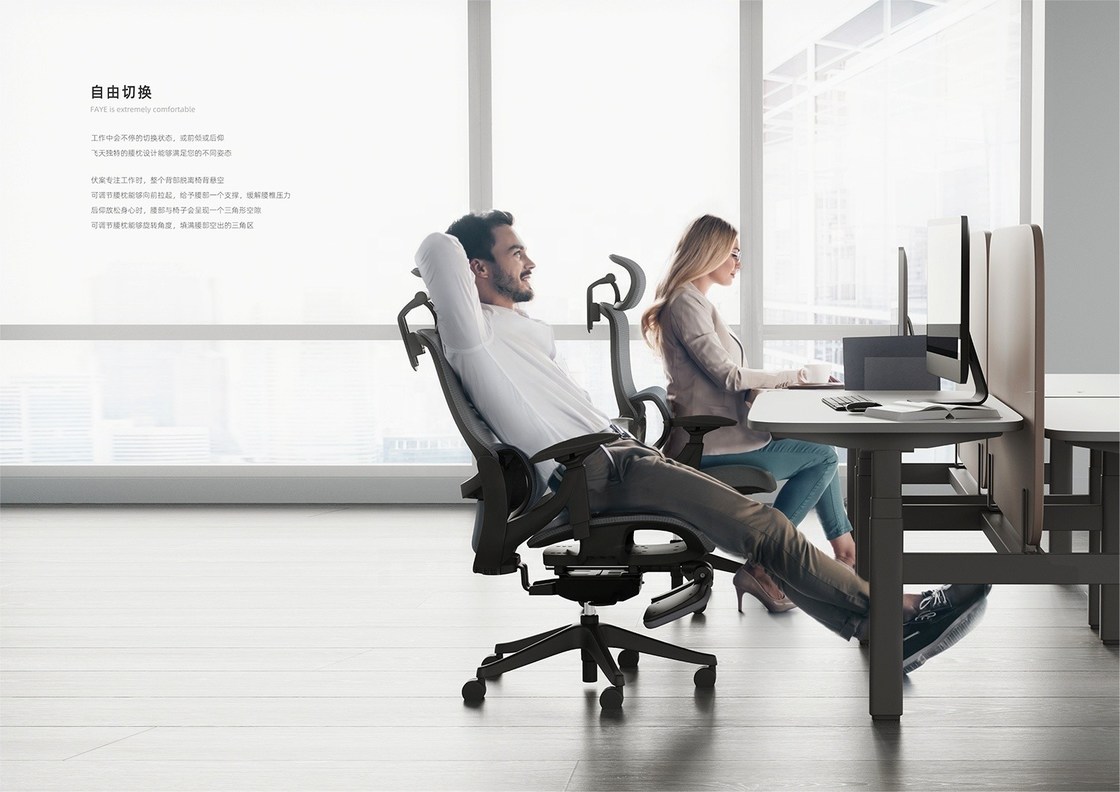 Ghế Boss Full Mesh với Cơ chế Donati Nội thất Văn phòng Hiện đại Sang trọng Vượt qua Bài kiểm tra BIFMA