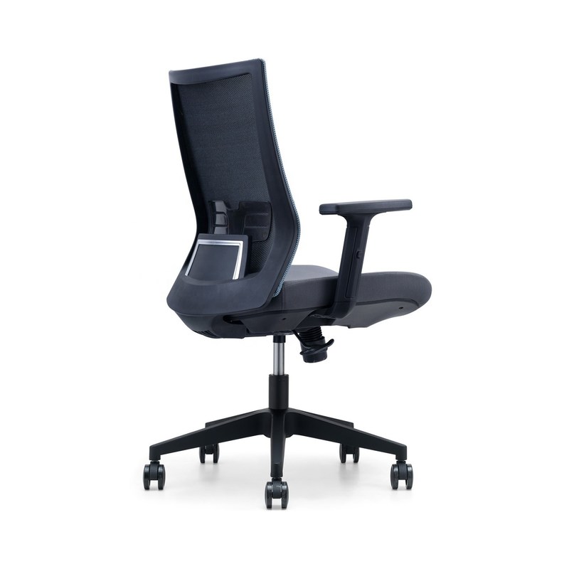 Modern Design Style Fabric Mid-back Mesh Office Executive Chair với cánh tay 2D Ergonomic