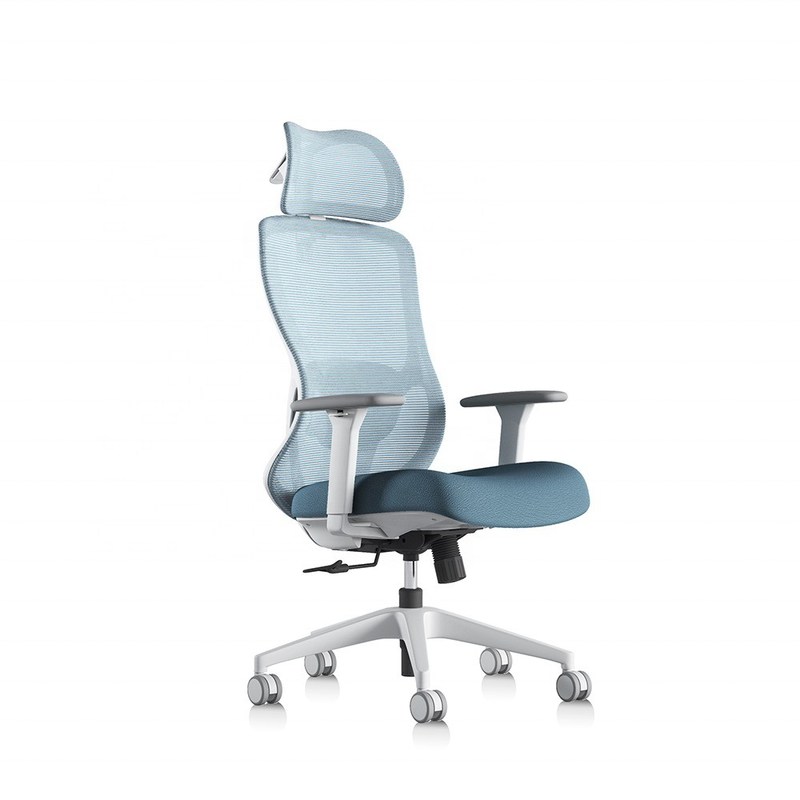 Ghế quay cao có thể điều chỉnh với hỗ trợ cánh tay 3D và đệm ghế thoải mái