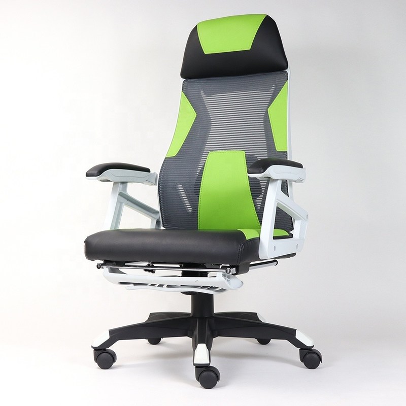 Tùy chỉnh Ghế văn phòng xoay lưng lưới vải màu Cam cho Phòng họp