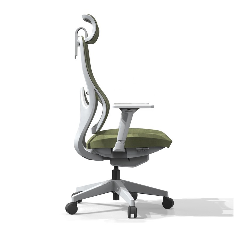 Ghế văn phòng xoay lưng cao có cơ chế khung gầm Drive-by-Wire với vải lưới toàn phần