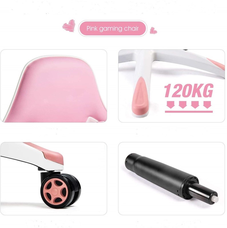 Customized Anji Anime Leather Ergonomic Recliner for Girls' Gaming Comfort and Style