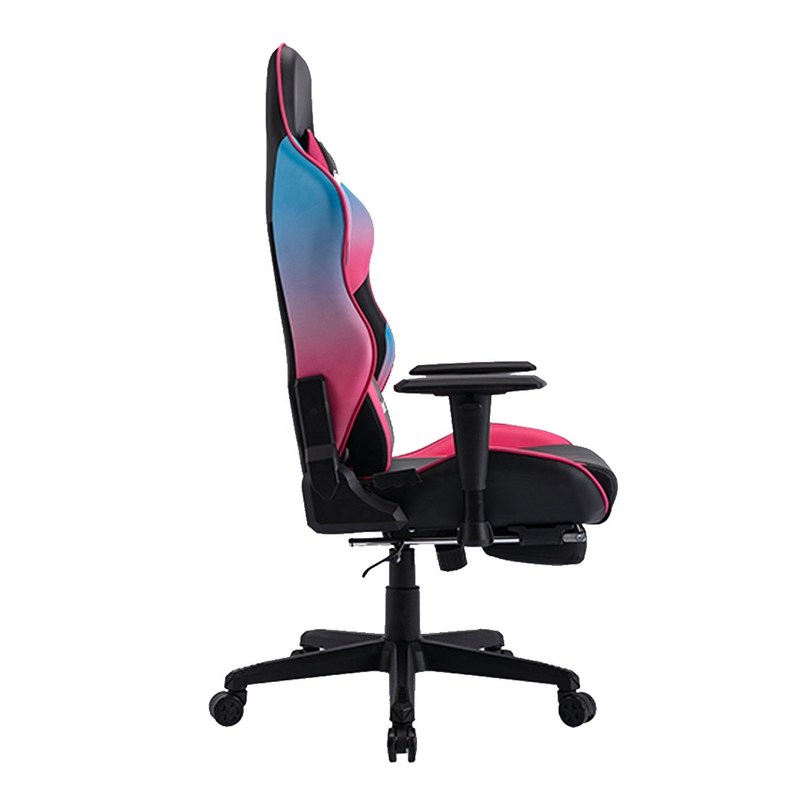 Flowing Light And Color Luxury PU Leather Racing Gaming Chair for Computer Gamer
