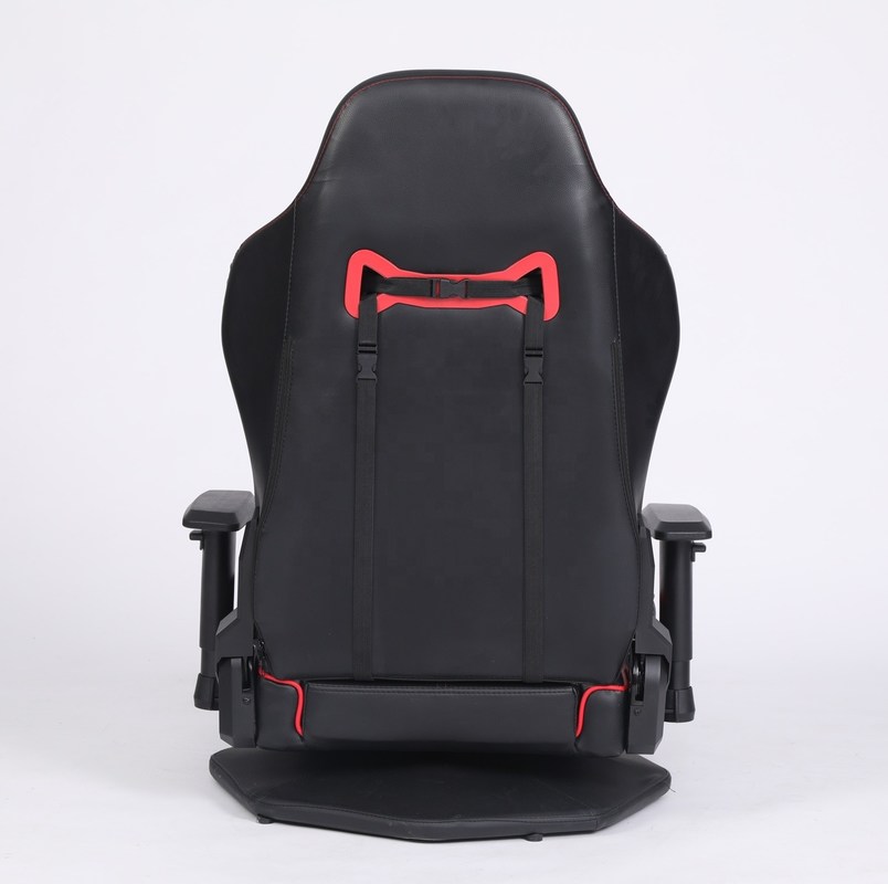 HCYZ Gray PVC Leather Computer Gaming Chair with Rotating Design Affordable and Durable