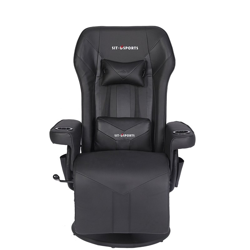 ODM OEM Executive Chair Racing Style ghế chơi game da với tay cầm cốc và chân