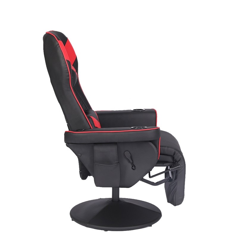 ODM OEM Executive Chair Racing Style ghế chơi game da với tay cầm cốc và chân