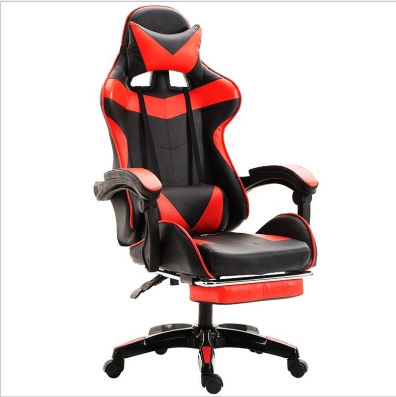 Modern Design PVC Leather Gaming Chair Backrest Adjustable 90-180 for Ultimate Support