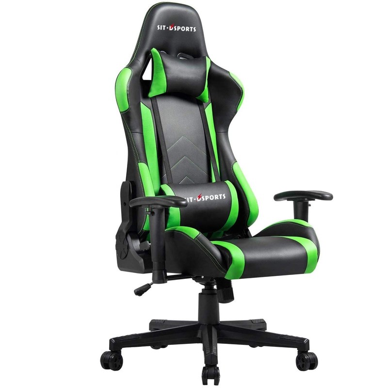 Traditional Design Style Leather Ergonomic E-sport Chair for Executive Office Gaming
