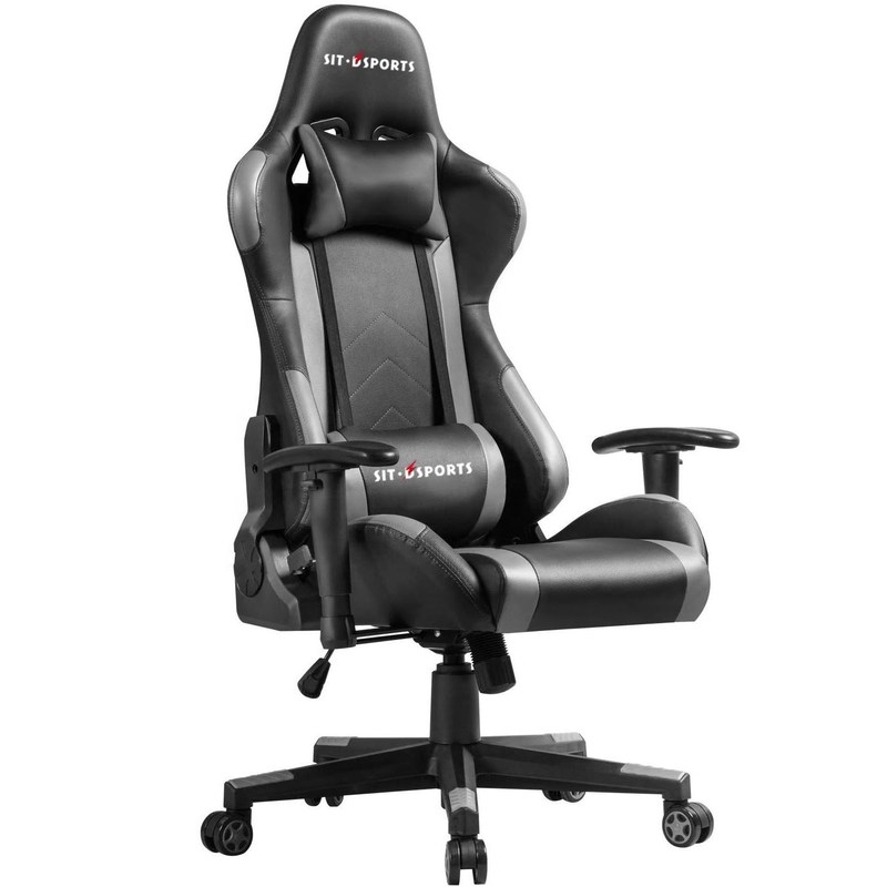 Traditional Design Style Leather Ergonomic E-sport Chair for Executive Office Gaming